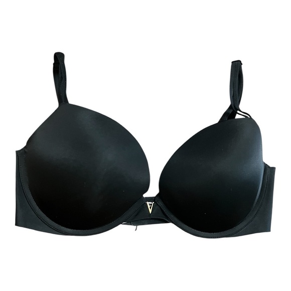 Victoria’s Secret Black Push Up Bra Size 34DD - Picture 2 of 7